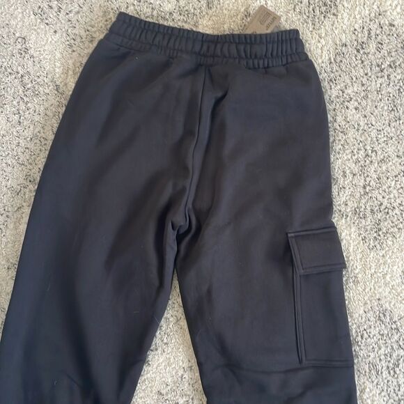 NWT Men's Puma Joggers Sweatpants Black Size Small Pockets Fleece - Picture 8 of 9